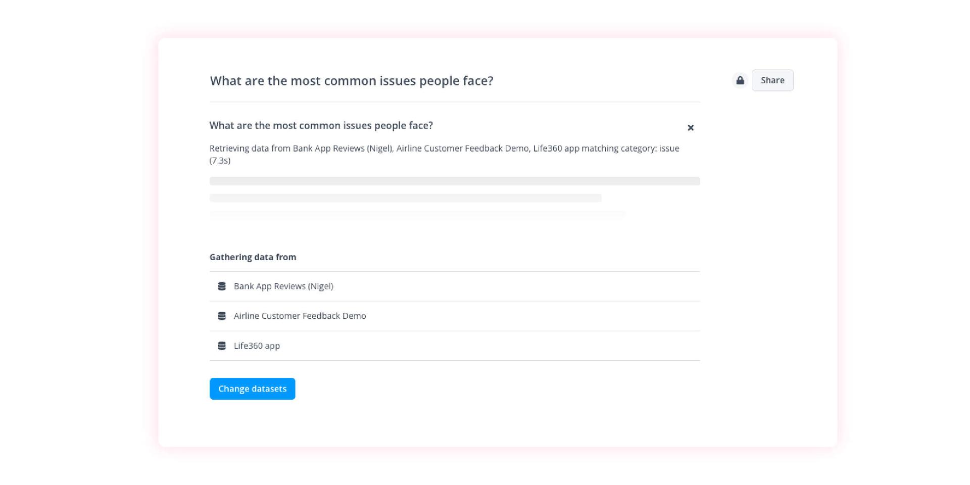 Product update: Answers dataset