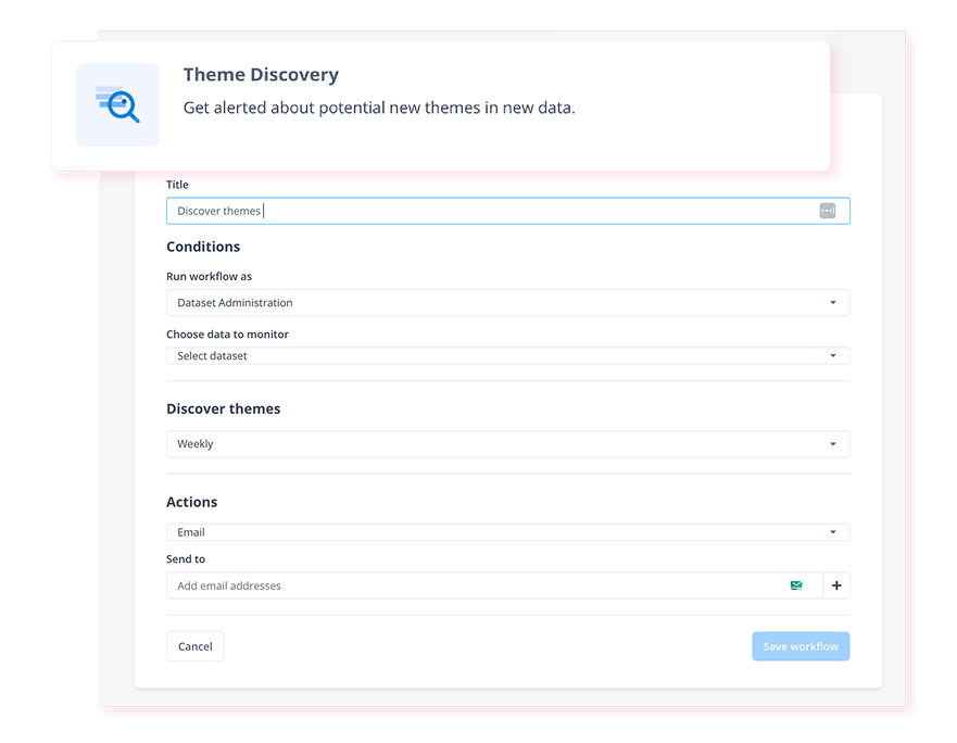 Thematic product update screenshot
